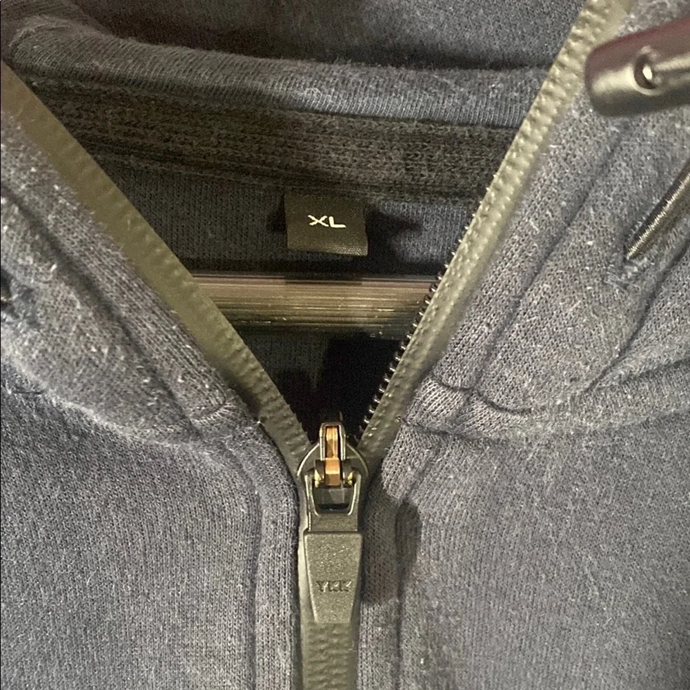 YKK Casual Hoodie Navy Blue XL